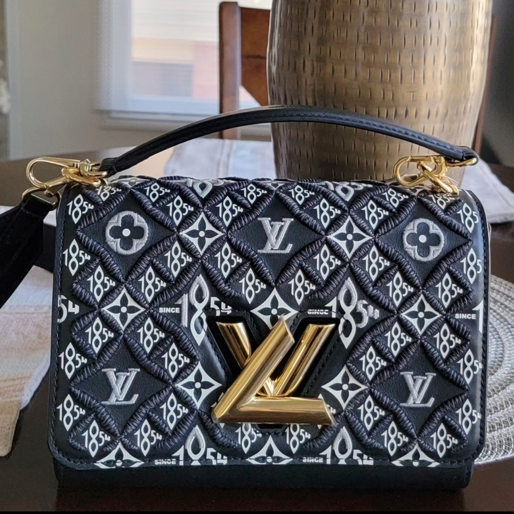 Louis Vuitton Monogram Since 1854 Twist Shoulder Bag with strap